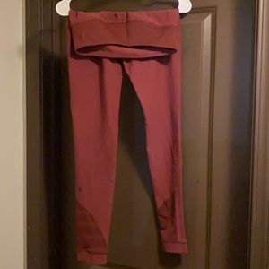 Black Diamond Levitation Leggings Maroon Size Small